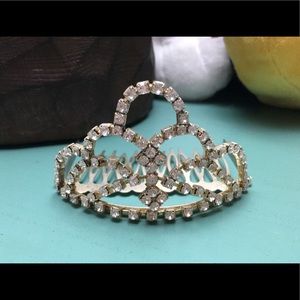 Tiara hair piece.